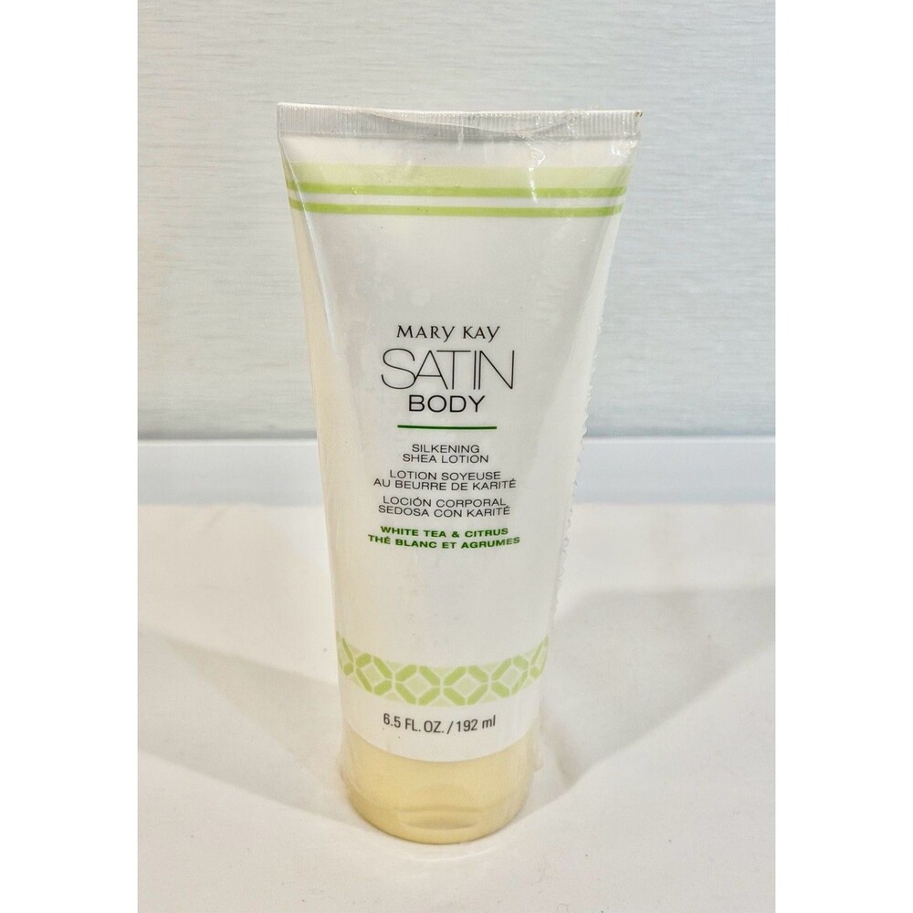 Mary Kay Satin Body Silkening Shea Lotion White Tea & Citrus 6.5 fl. oz.